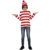 Image de FIESTAS GUIRCA Déguisement de randonnée unisexe pour enfant de 10 à 12 ans Rouge et blanc