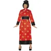 Image de FIESTAS GUIRCA Kimono rouge Déguisement chinois pour femme Taille S 36-38