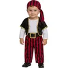 Image de FIESTAS GUIRCA 85561 Costume de pirate pour bébé, rouge, noir, blanc, 1-2 ans