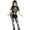 Image de Guirca Bambi GU_85810 Costume de Squelette pour Fille 7/9 Ans Noir
