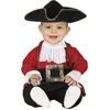 Image de FIESTAS GUIRCA Costume de pirate pour bébé (18-24 mois)   Ceinture, bonnet et combinaison   Déguisement de corsaire pour Halloween, carnaval et fêtes costumées   Idéal pour bébés et enfants   Bordeaux