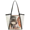Image de Anekke Grand sac de courses, intérieur spacieux | Poches arrière et poignées confortables - Dimensions : 38 x 28 x 13 cm - Accessoires et accessoires pour femme Multicolore
