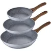 Image de San Ignacio Lot de 3 casseroles 18/22/26 Daimiel, aluminium forgé, induction, gris