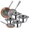Image de Set batterie 8 pièces + set 3 poêles 18/20/26 cm
