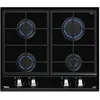 Image de Teka | Plaque en verre gaz de 60 cm avec fonction ExactFlame de gaz butane | GZC 64300 XB | Noir | 9,8 x 60 x 51 cm