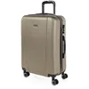 Image de ITACA - Valise Moyenne - Valise 65 cm. Valise Soute Avion Rigide 4 Roulettes - Valise De Voyage Résistante en Matériau ABS - Valise Ultra Légère avec Cadenas à Combinaison, Champagne