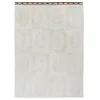 Image de Lorena Canals WOOLABLE Tapis Lavable Bahari - Naturel, Almond Frost, Charcoal, Sunlight, Arabesque - Pile: 100% Laine, Base : Coton recyclé - 80x120 cm