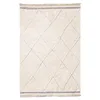 Image de Lorena Canals-Tapis Lavable pour Chambres d'enfants. Rugcyled Bereber en Couleur Naturelle-Fait à la Main en Forme Rectangle et fabriqué en Coton Naturel et en teintures Non Toxiques-Taille:120x160cm