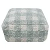 Image de Lorena Canals Tabouret Vichy - Vert Sauge 20 x 40 x 40 cm