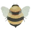 Image de Lorena Canals Tapis lavable Bee pour enfant, pour chambre ou salon, coton, Honey & gris, taille : 115 x 150 cm