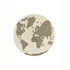Image de Lorena Canals Tapis lavable recyclé carte du monde (RugCycled)