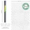 Image de Papillon Grillage Triple Torsion 1171025-50 cm/150 Rouleau 50 m Usage Domestique Argent