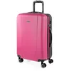 Image de ITACA - Valise Moyenne - Valise 65 cm. Valise Soute Avion Rigide 4 Roulettes - Valise De Voyage Résistante en Matériau ABS - Valise Ultra Légère avec Cadenas à Combinaison, Fuchsia-Antraciet