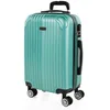 Image de ITACA - Valise Cabine 55x40x20 Rigide Légère à Roulette 4 Roues Pivotantes avec Cadenas à Combinaison Bagage Cabine Idéal pour Voyager en Avion Petite Valise Compacte Compatible avec Ry, Acquamarijn