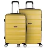 Image de ITACA - Valises. Lot de valise rigides 4 roulettes - Valise grande taille, valise soute avion, bagages pour voyages.Ensemble valise voyage. Verrouillage à combinaison, Mosterd