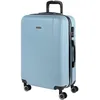 Image de ITACA - Valise Moyenne - Valise 65 cm. Valise Soute Avion Rigide 4 Roulettes - Valise De Voyage Résistante en Matériau ABS - Valise Ultra Légère avec Cadenas à Combinaison, Lichtblauw