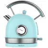 Image de Cecotec Bouilloire électrique ThermoSense 420 Light Blue 1,8 litre de capacité 2200 W Compteur de température Base 360 ° Acier Inoxydable Style Vintage Bleu, 01482