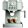 Image de Cecotec Express Power Espresso 20 Tradizionale Light Green. 1350 W, Espresso et Cappucicno, 20 bars et thermoblock, vaporisateur, manomètre, design vintage, capacité 1,5 litres