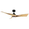 Image de Cecotec - Ventilateur de Plafond avec Lumière EnergySilence Aero 5285 WhiteWood - 40 W, Diamètre 132 cm, LED 18 W, Minuterie, 6 Vitesses, Mode Été/Hiver