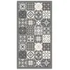 Image de Panorama Tapis du sol Vinyle Carreaux Ciments Gris 80x250 cm - Tapis de Cuisine en PVC Linoléum Vinyle - Antidérapant Lavable Ignifuge - Tapis pour Cuisine Bureau Salon - Protection du sol