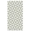 Image de Panorama Tapis du sol Vinyle Géométrie Verte 300x200 cm - Tapis de Cuisine en PVC Linoléum Vinyle - Antidérapant Lavable Ignifuge - Tapis pour Cuisine Bureau Salon - Protection du sol