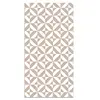 Image de Panorama Tapis du sol Vinyle Géométrie Rose 300x200 cm - Tapis de Cuisine en PVC Linoléum Vinyle - Antidérapant Lavable Ignifuge - Tapis pour Cuisine Bureau Salon - Protection du sol