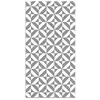 Image de Panorama Tapis du sol Vinyle Géométrie Grise 160x230 cm - Tapis de Cuisine en PVC Linoléum Vinyle - Antidérapant Lavable Ignifuge - Tapis pour Cuisine Bureau Salon - Protection du sol