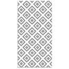 Image de Panorama Tapis du sol Vinyle Carrés Gris 200x200 cm - Tapis de Cuisine en PVC Linoléum Vinyle - Antidérapant Lavable Ignifuge - Tapis pour Cuisine Bureau Salon - Protection du sol