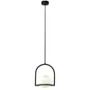 Image de LEDS C4 Coco Single Globe Suspension Noir, Blanc E14