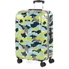 Image de SKPAT - Middelgrote Koffer. Suitcase - Medium Trolley Reiskoffer van SKPAT. Lichtgewicht Polycarbonaat Harde Schaal 4 Wielen Cijferslot, Blauw