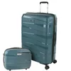 Image de JASLEN - Luggage Set voor elke reisbehoefte inclusief Suitcase Set met Kofferset Delige uitbreidbare opties en robuuste afwerking in stijlvol design. Cadenas à Combinaison TSA, Metallic Blauw