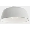 Image de LEDS C4 Miso Ø433mm Semi Plafonnier Cylindrique Large Blanc E27