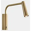 Image de LEDS C4 Gamma Extend Lampe de Lecture LED Bras Réglable Or Mat IP20 2.1W 2700K