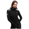 Image de SIROKO - Maillot Vélo Thermique à Manches Longues pour Femme Siroko SRX M4 Selva Negra - XXS - Noir/Gris