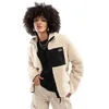 Image de SIROKO - Veste Polaire Sherpa pour Femme Siroko Levi-W - XXL - Beige/Noir