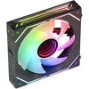 Image de MARSGAMING Mars Gaming MF-LINKFINITY Noir, Ventilateur Modulaire PWM 120mm, Système de Connexion LINKFINITY, Éclairage Infinity Mirror ARGB 360°, Ultra-Silencieux 12dB