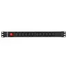 Image de SALICRU SPS 12F PDU C13/C14 - Unité de distribution secteur (rack-montable) - CA 100/250 V - entrée : IEC 60320 C14 - connecteurs de sortie : 12 (12 x IEC 60320 C13) - 1U - 19" - 1.5 m cordon en occasion ou reconditionné