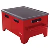 Image de PURLINE BB01 Barbecue en acier, fer, rouge/noir, 47,5 x 32,5 x 26,5