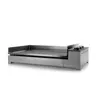 Image de Plancha gaz FORGE ADOUR Premium 75 Inox 3 brûleurs à poser 75.5x41 cm