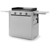 Image de CHARIOT MODERN INOX FERME 75CM