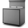 Image de SUPPORT A PLANCHA (60/75/80) ACIER FERME NOIR ET GRIS CLAIR