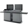 Image de Chariot Plancha FORGE ADOUR Combi G NG 2 tablettes rabattables 2portes coulissantes