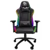 Image de Talius Chaise de gaming professionnelle caméléon LED RVB, accoudoir 4D, ergonomique, basculante, mousse haute densité, gaz piston classe 4, base métal, roues 75 mm silicone.