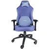 Image de Talius Panther Chaise de gaming professionnelle en tissu respirant, accoudoirs 3D, coussin cervical et lombaire viscoélastique, Butterfly, base en métal, roues 60mm, gaz classe 4,  (Bleu)