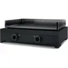 Image de Plancha électrique FORGE ADOUR Modern E 60 A N noir 2 brûleurs à poser 65.5x39.5 cm
