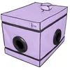 Image de Secret Dome La Niche Cabine privée portable "Purple Edition" 60 x 60 x 85 cm | Espace discret pour usage personnel