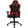 Image de DRIFT Gaming Chair DR110 -DR110BR - Fauteuil de jeu professionnel, tissu haute densité, accoudoirs 4D, roulettes silencieuses, piston classe 4, inclinaison, coussins cervicaux/lombaires, noir/rouge