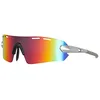 Image de eassun Marathon Lunettes de Soleil Mixte, Rouge, S