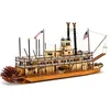 Image de Artesanía Latina - Maquette de Bateau en Bois - Bateau à Vapeur Américain, King of the Mississippi - Modèle 20515, Échelle 1:80 - Modèles Réduits à Assembler - Niveau Avancé