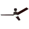 Image de Cofan Ventilateur de plafond avec lumière LED | Nombre de pales : 3 | Couleur : bois | Moteur DC (basse consommation) et puissance de 55 W